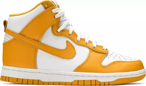 Кроссовки Nike Wmns Dunk High 'Dark Sulfur', желтый