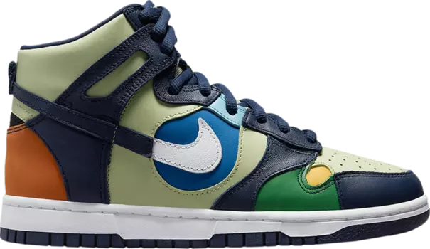 Кроссовки Nike Wmns Dunk High 'See Through', многоцветный