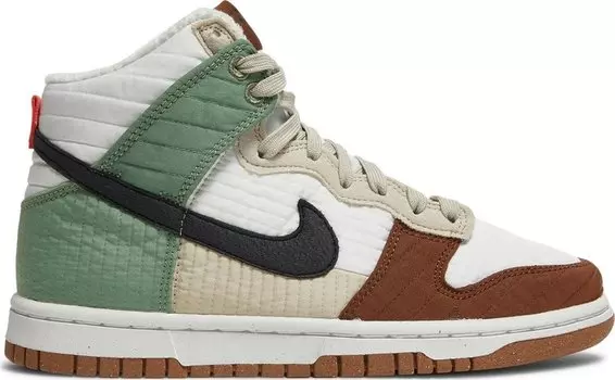 Кроссовки Nike Wmns Dunk High LX Next Nature 'Toasty', белый