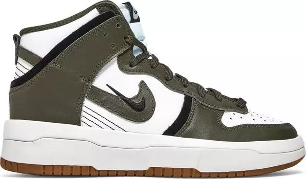 Кроссовки Nike Wmns Dunk High Up 'Cargo Khaki', белый