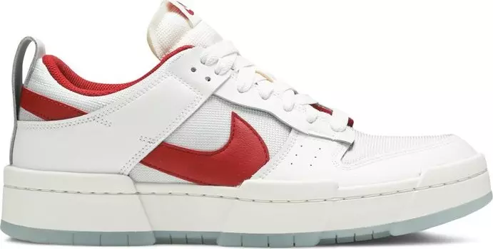 Кроссовки Nike Wmns Dunk Low Disrupt 'White Gym Red', красный