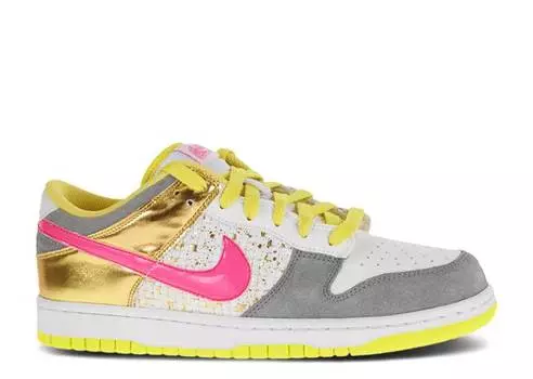Кроссовки Nike WMNS DUNK LOW 'WHITE METALLIC GOLD', белый