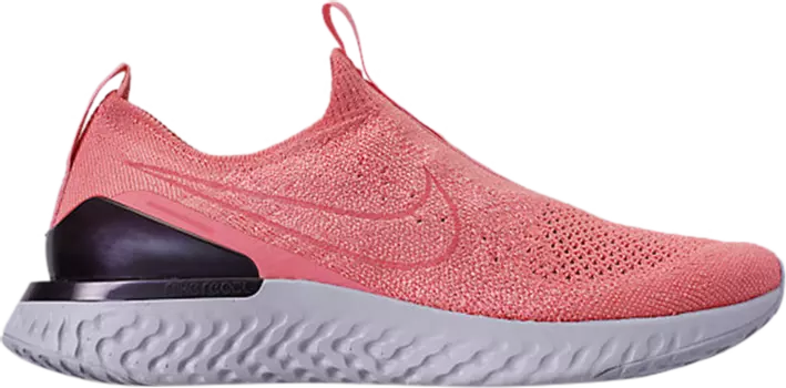 Кроссовки Nike Wmns Epic Phantom React Flyknit 'Bright Melon', оранжевый