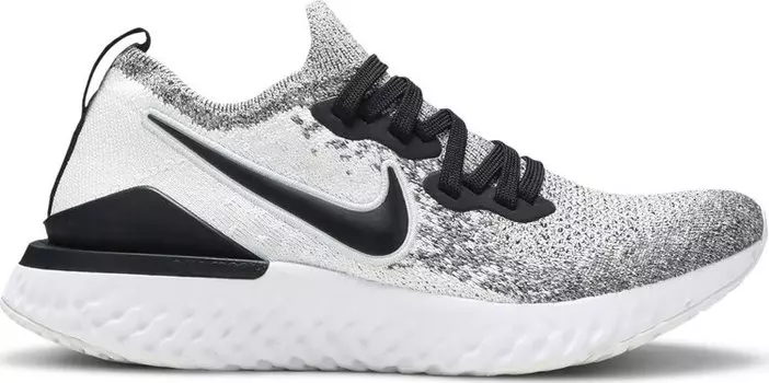 Кроссовки Nike Wmns Epic React Flyknit 2 'Oreo', белый