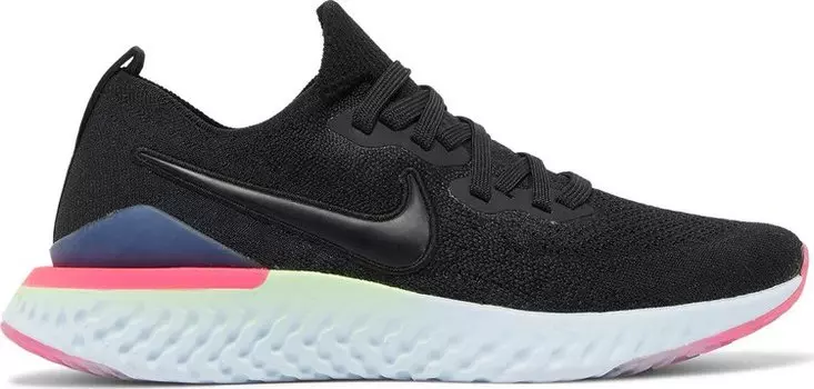 Кроссовки Nike Wmns Epic React Flyknit 2 'Pixel', черный