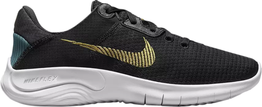 Кроссовки Nike Wmns Flex Experience Run 11 Next Nature 'Black Wheat Gold', черный