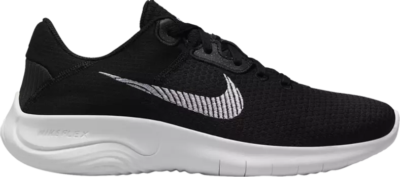 Кроссовки Nike Wmns Flex Experience Run 11 Wide 'Black Dark Smoke Grey', черный