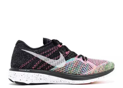Кроссовки Nike WMNS FLYKNIT LUNAR 3 'PINK POW', черный