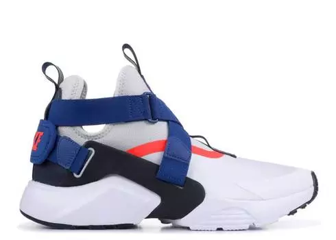 Кроссовки Nike WMNS HUARACHE CITY 'WHITE GYM BLUE', белый