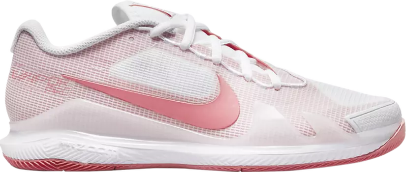Кроссовки Nike Wmns NikeCourt Air Zoom Vapor Pro 'White Pink Salt', белый