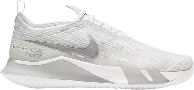 Кроссовки Nike Wmns NikeCourt React Vapor NXT 'White Metallic Silver', белый