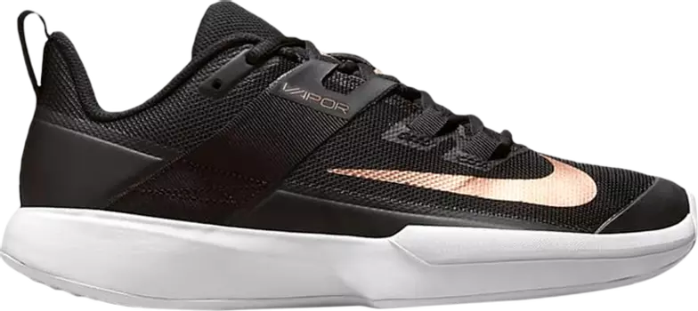 Кроссовки Nike Wmns NikeCourt Vapor Lite 'Black Metallic Red Bronze', черный