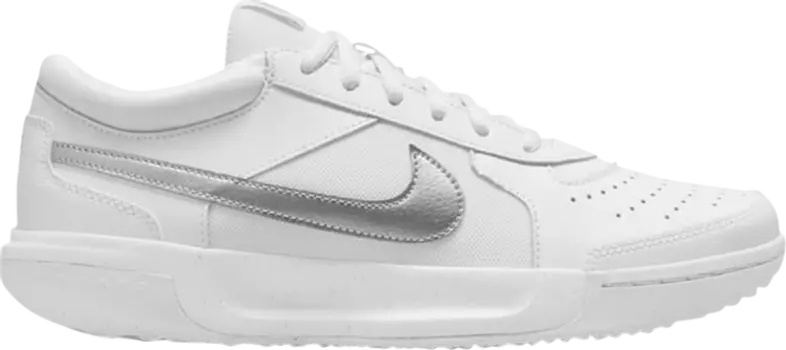 Кроссовки Nike Wmns NikeCourt Zoom Lite 3 'White Metallic Silver', белый