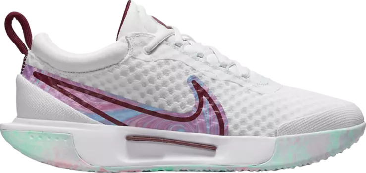 Кроссовки Nike Wmns NikeCourt Zoom Pro 'White Glacier Blue', белый