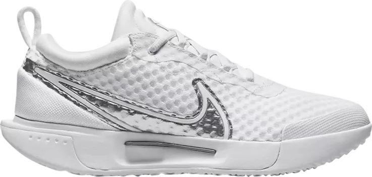 Кроссовки Nike Wmns NikeCourt Zoom Pro 'White Metallic Silver', белый