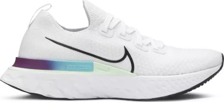 Кроссовки Nike Wmns React Infinity Run Flyknit 'White Ombre', белый