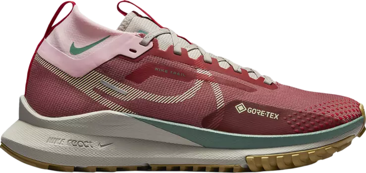 Кроссовки Nike Wmns React Pegasus Trail 4 GORE-TEX 'Canyon Rust', красный