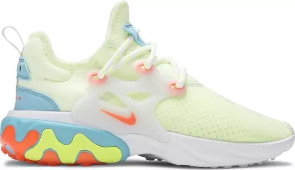 Кроссовки Nike Wmns React Presto 'Psychedelic Lava', желтый