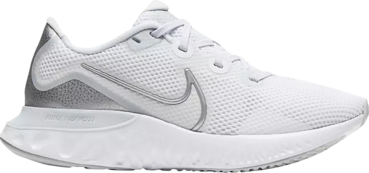 Кроссовки Nike Wmns Renew Run 'White Metallic Silver', белый