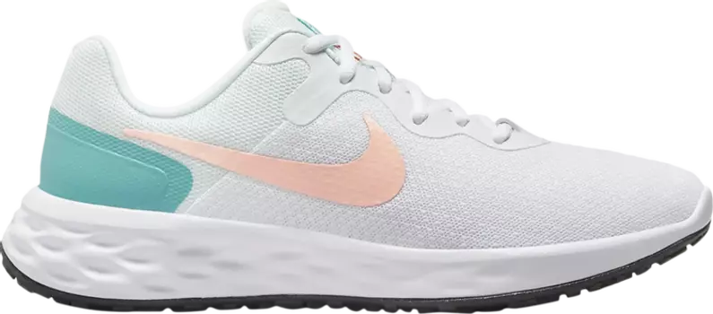 Кроссовки Nike Wmns Revolution 6 'White Washed Teal', белый