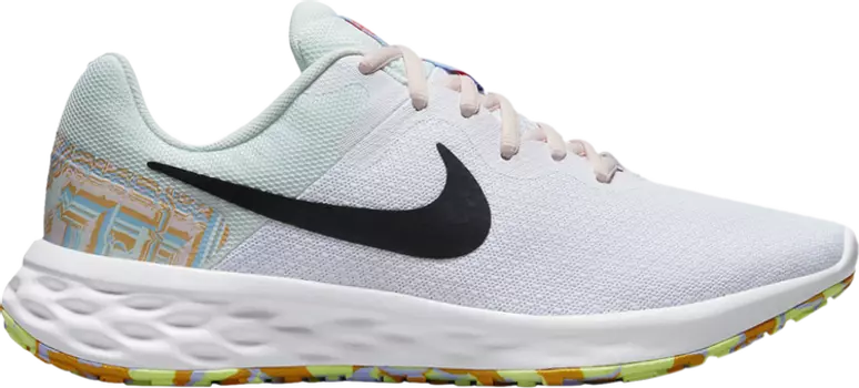 Кроссовки Nike Wmns Revolution 6 Next Nature Premium 'White Multi', белый