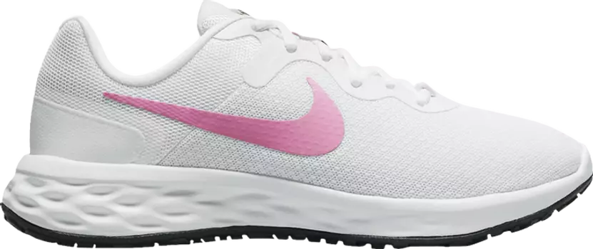 Кроссовки Nike Wmns Revolution 6 Next Nature Wide 'White Pink Spell', белый