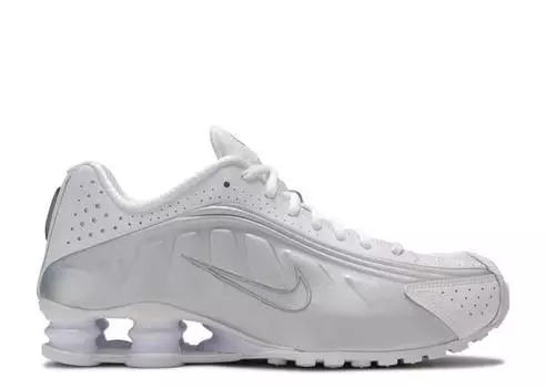 Кроссовки Nike WMNS SHOX R4 'WHITE METALLIC', белый