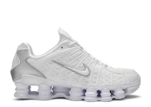 Кроссовки Nike WMNS SHOX TL 'WHITE SILVER', белый