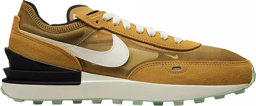 Кроссовки Nike Wmns Waffle One 'Gold Suede Phantom', золотой