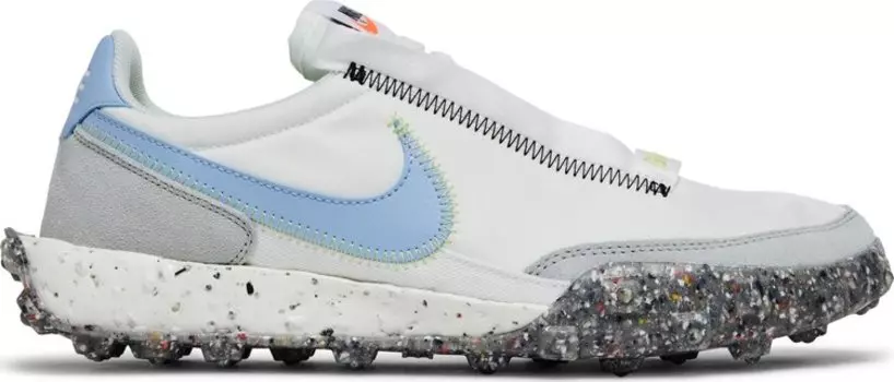 Кроссовки Nike Wmns Waffle Racer Crater 'Summit White Aluminum', белый