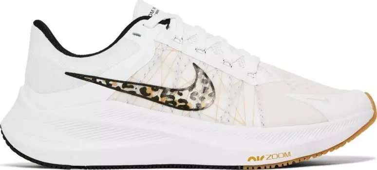 Кроссовки Nike Wmns Winflo 8 Premium 'White Leopard', белый