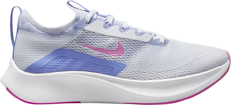 Кроссовки Nike Wmns Zoom Fly 4 'Football Grey Sapphire', фиолетовый