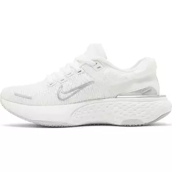 Кроссовки Nike Wmns ZoomX Invincible Run Flyknit 2 White Metallic Silver, белый