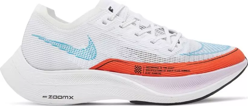 Кроссовки Nike Wmns ZoomX Vaporfly Next% 2 'White Rush Orange', белый