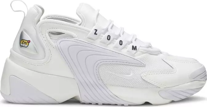 Кроссовки Nike Zoom 2K Sail White, серебряный (Размер 35.5 RU)