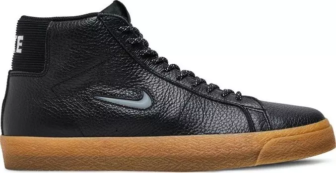 Кроссовки Nike Zoom Blazer Mid Premium SB 'Black Gum Jewel', черный