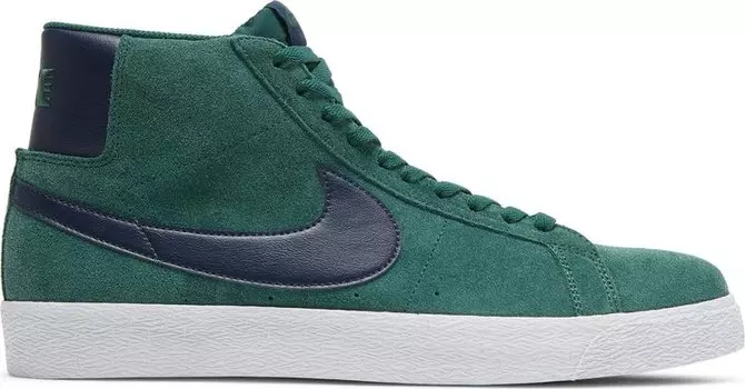 Кроссовки Nike Zoom Blazer Mid SB 'Noble Green', зеленый