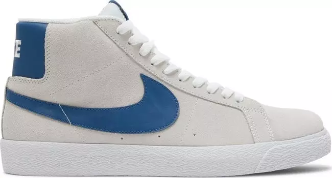 Кроссовки Nike Zoom Blazer Mid SB 'White Court Blue', белый