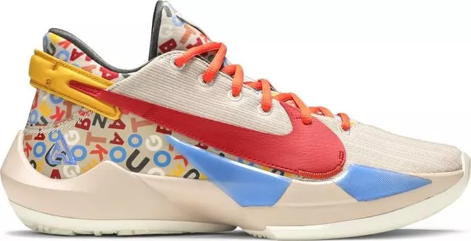 Кроссовки Nike Zoom Freak 2 'Letter Bro', многоцветный