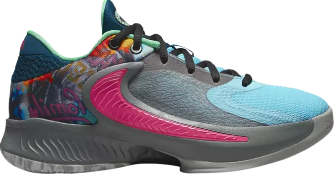 Кроссовки Nike Zoom Freak 4 SE GS 'Family', многоцветный