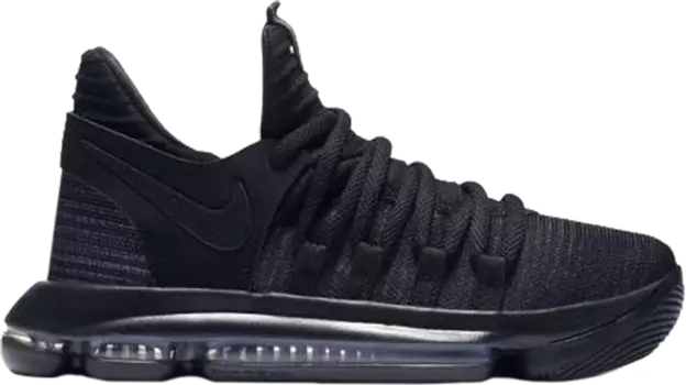 Кроссовки Nike Zoom KD 10 GS 'Blackout', черный