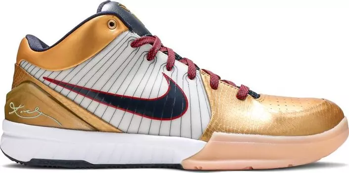Кроссовки Nike Zoom Kobe 4 'Gold Medal', белый
