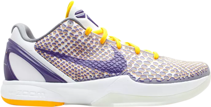 Кроссовки Nike Zoom Kobe 6 '3D Lakers', белый