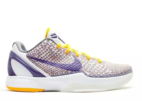 Кроссовки Nike ZOOM KOBE 6 '3D LAKERS', белый