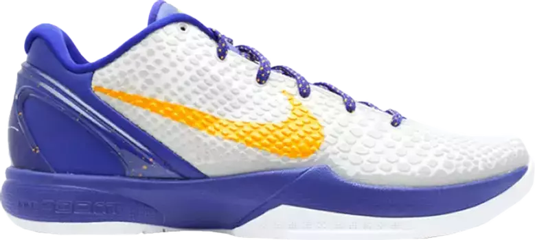 Кроссовки Nike Zoom Kobe 6 'Lakers Home', белый