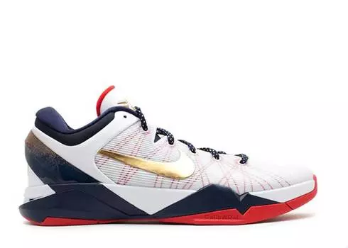 Кроссовки Nike ZOOM KOBE 7 SYSTEM 'GOLD MEDAL', белый
