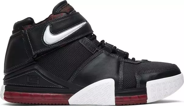 Кроссовки Nike Zoom LeBron 2 'Black Crimson', черный