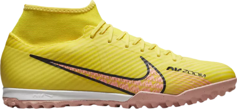 Кроссовки Nike Zoom Mercurial Superfly 9 Academy TF 'Lucent Pack', желтый