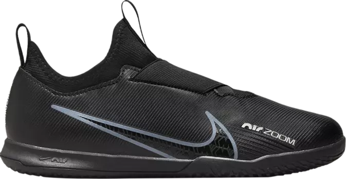 Кроссовки Nike Zoom Mercurial Vapor 15 Academy IC GS 'Black Dark Smoke Grey', черный