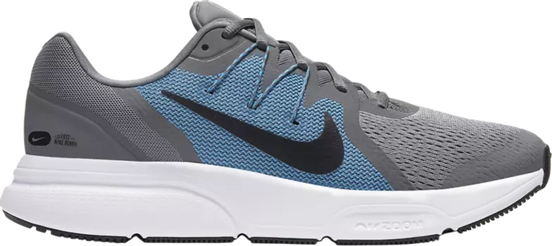 Кроссовки Nike Zoom Span 3 'Smoke Grey Photo Blue', серый